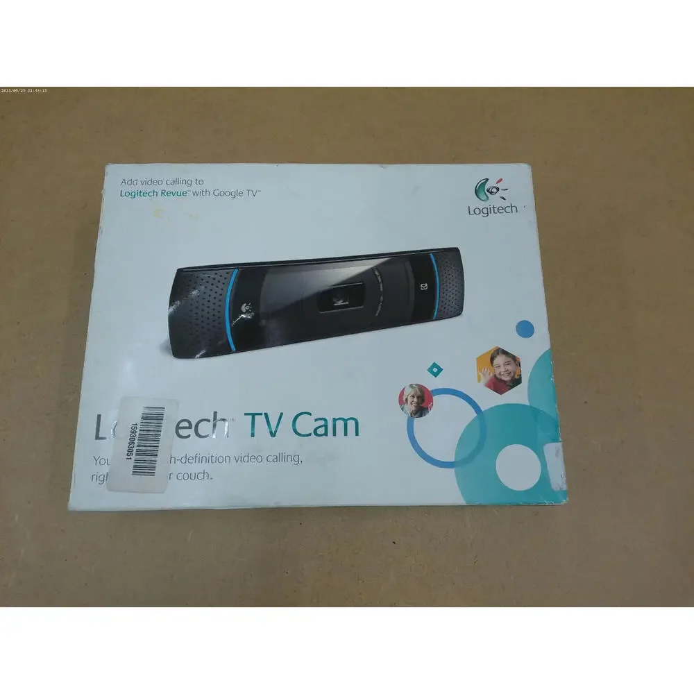Logitech TV Cam HD Webcam 720 Widescreen V-U0022 Video Calls Stream Skype Zoom